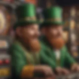 Vibrant leprechaun-themed slot machine showcasing intricate graphics