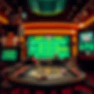 A high-tech setup for live dealer baccarat with cameras and streaming equipment