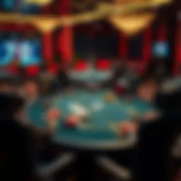Dynamic online poker table setup