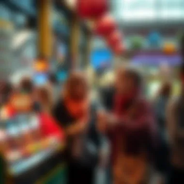 A community event supported by lottery funding, showing local engagement and economy