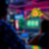 An engaging gameplay scene from LuckyLand Slots on iPhone