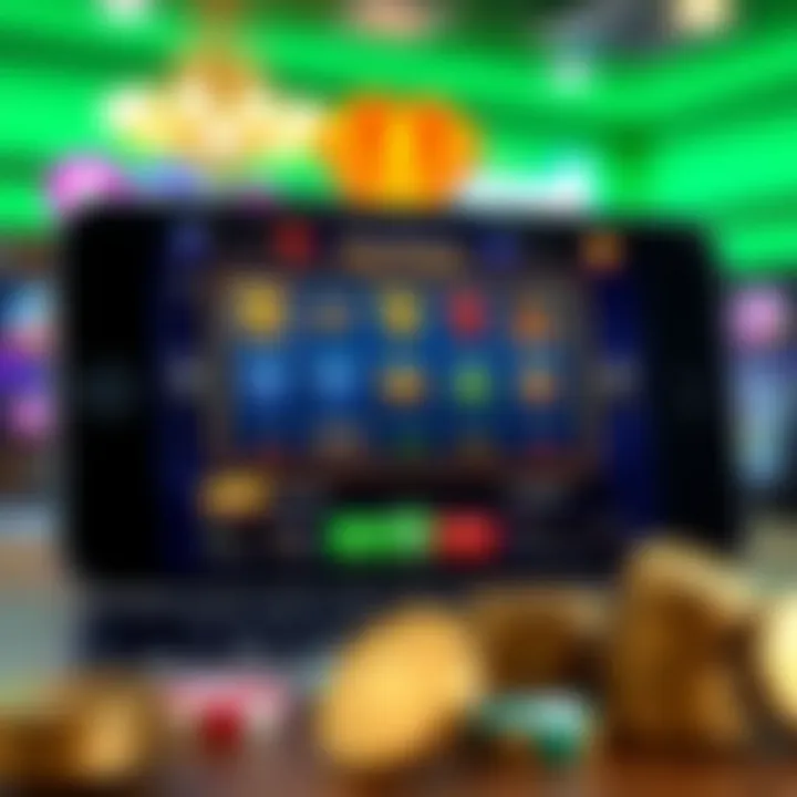 User-Friendly Interface User interface of LuckyLand Slots showcasing ease of navigation