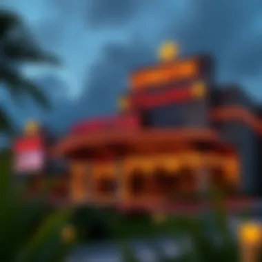 Exterior view of the new Livingston casino showcasing its modern architecture