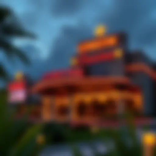 Exterior view of the new Livingston casino showcasing its modern architecture