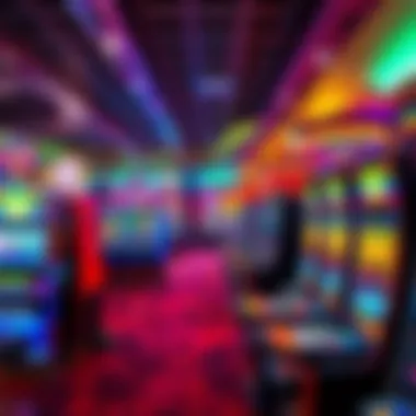 Interior gaming area filled with various slot machines and tables