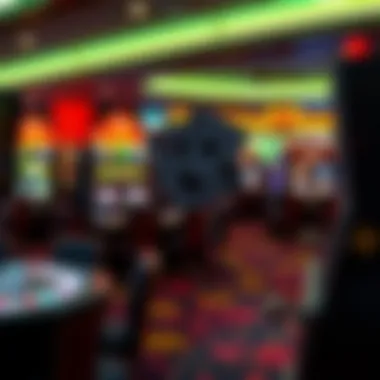 Responsible gaming information displayed at the casino