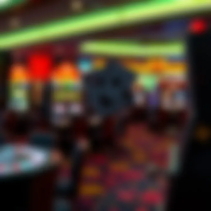 Responsible gaming information displayed at the casino