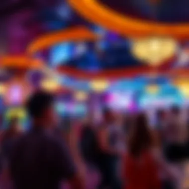 Exciting promotional event at a casino featuring entertainment and engagement for visitors.