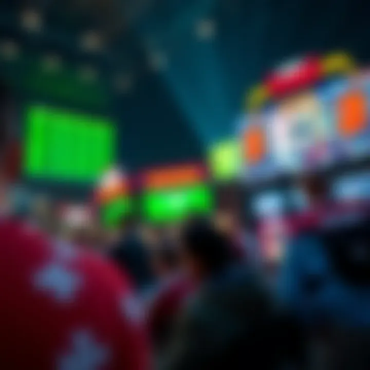 Visual representation of diverse US sportsbooks