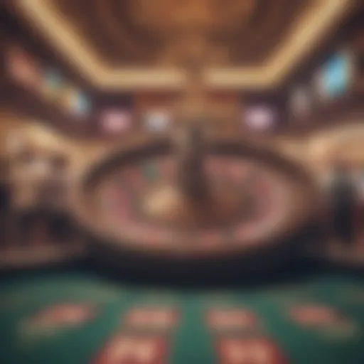 A vibrant Las Vegas casino floor showcasing the excitement of gaming