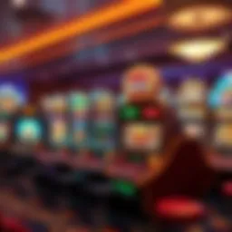 Dynamic gaming interface showcasing a variety of slot games