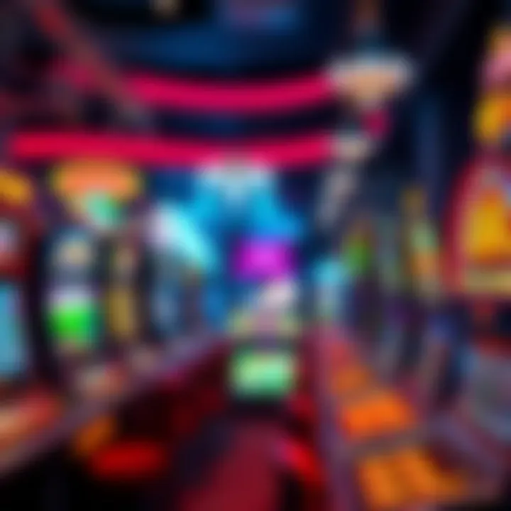 An array of popular online games featuring vibrant graphics