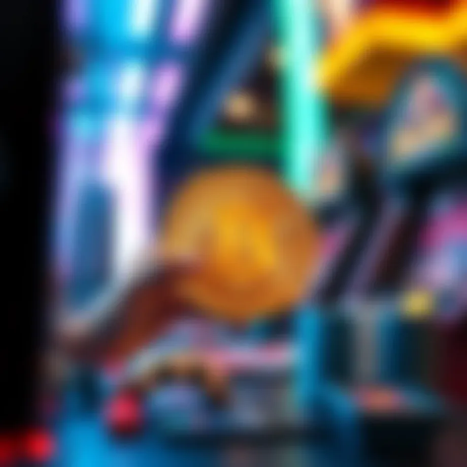 A visual representation of digital currency transactions in online casinos