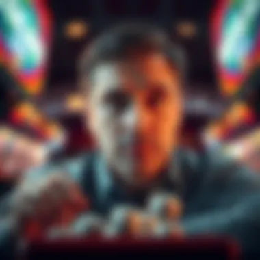 Conceptual image reflecting the psychology of lottery players