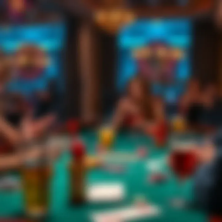 Memorable Poker Evening A beautifully set poker night with snacks and drinks.