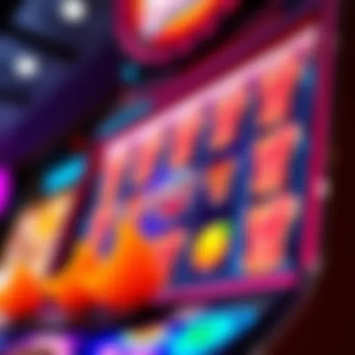 Vibrant Graphics of Rakin' Bacon Slot A captivating view of the Rakin' Bacon slot machine interface displaying vibrant graphics