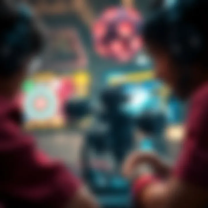 Intricate game mechanics in action