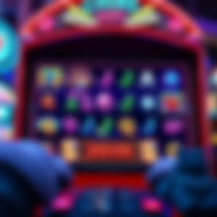 Diverse Themes in Real Money Slots Vibrant slot machine interface showcasing diverse themes and gameplay