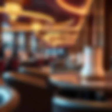 Comfortable Lounge for Social Interaction A cozy lounge area within the casino for players to relax and socialize