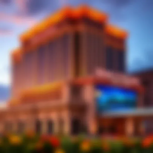 Exterior view of Seneca Niagara Casino & Hotel showcasing its stunning architecture