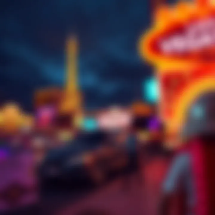 A collection of diverse attractions in Las Vegas