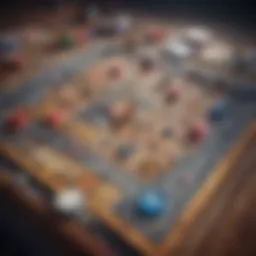 A strategic board game setup showcasing Skillz Games