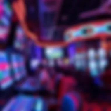 Exciting Atmosphere of Sports Betting Vibrant sports betting environment at Little River Casino