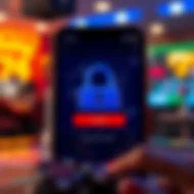 Ensuring Security in Online Betting A secure login screen demonstrating safety features in betting apps
