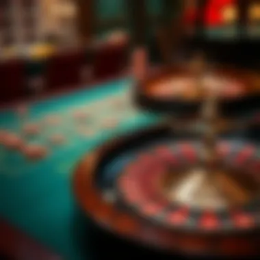 Strategic Approach to Roulette Betting Strategic betting layout on a roulette table