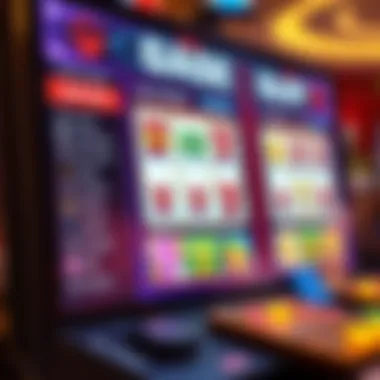 An engaging online casino interface showcasing slot options