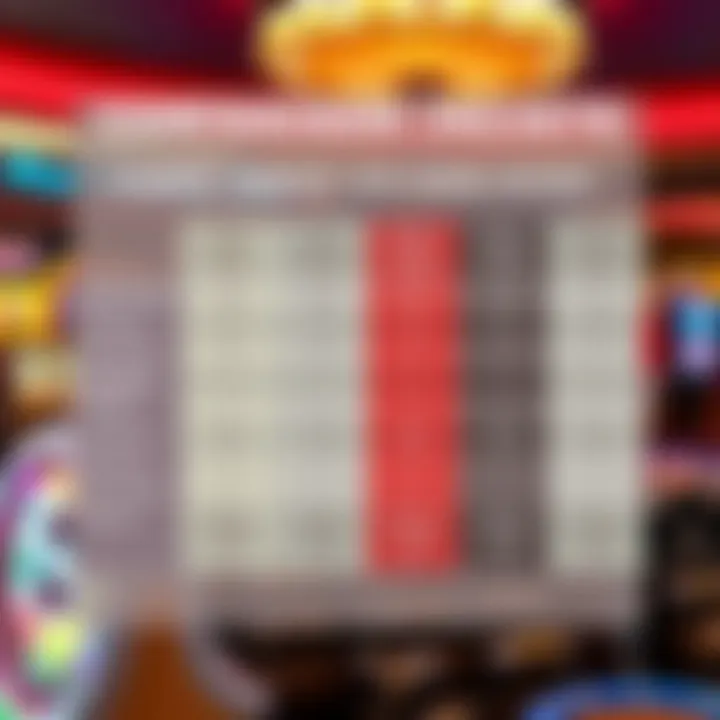 A comparison chart highlighting buffet pricing and dining options at Mohegan Sun