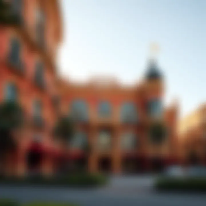 Exterior view of a prominent casino in Valencia showcasing its architectural design