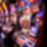 A close-up of a traditional slot machine showcasing its classic symbols