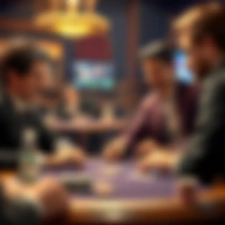 Engaging Gameplay Scenario Engaging gameplay scenario between two poker participants