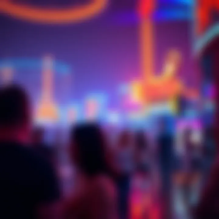 Dynamic atmosphere at a Las Vegas day gathering