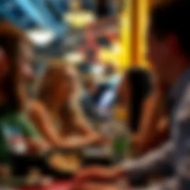 Engaged Participants at the Tournament Excited participants engaging in a lively tournament atmosphere