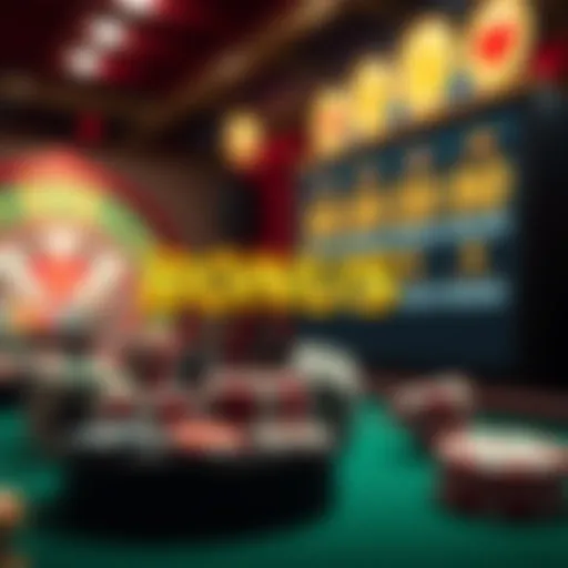 Visual representation of different types of casino match bonuses