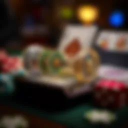 Detailed schematic of a mechanical card shuffler showcasing its internal components