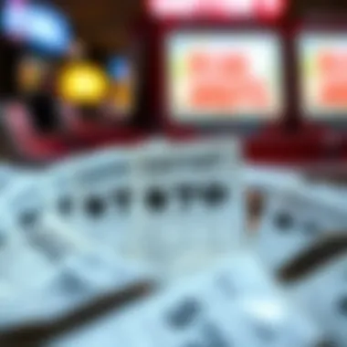 Group of tickets symbolizing collective effort in lottery pooling