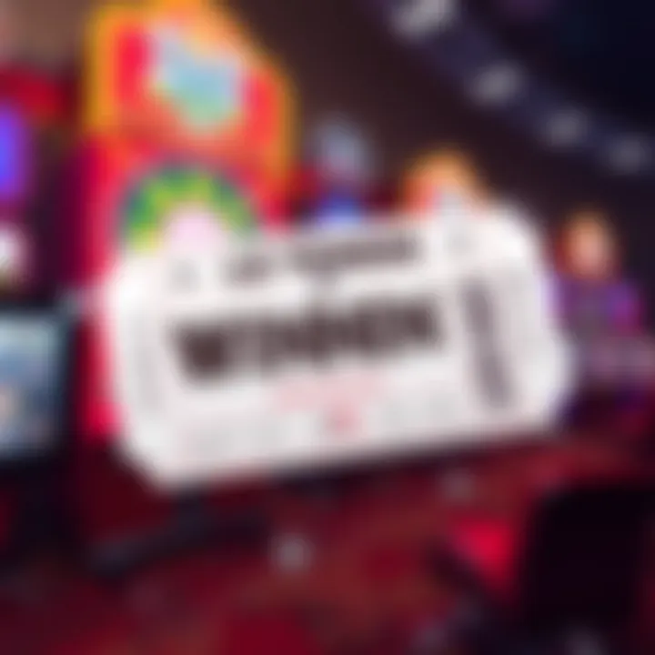 Illustration of a winning ticket emphasizing success in team play