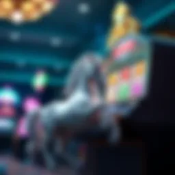 Enchanting graphics of the mystical unicorn slot machine