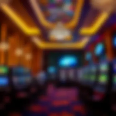 Inside the Gaming Floor of Rio Casino Luxurious interior gaming area of Rio Casino