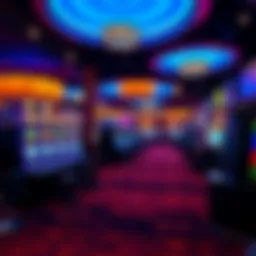 Luxurious gaming floor at a Florida casino