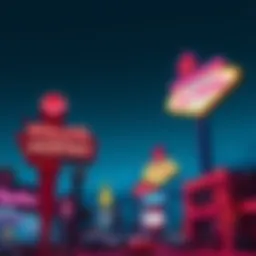 The Neon Boneyard showcasing historic Las Vegas signs