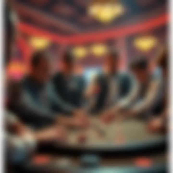 Dynamic interaction of players at a dice table