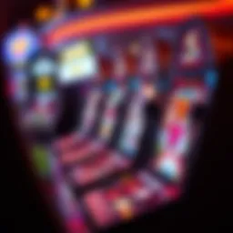 Visual representation of a slot machine jackpot