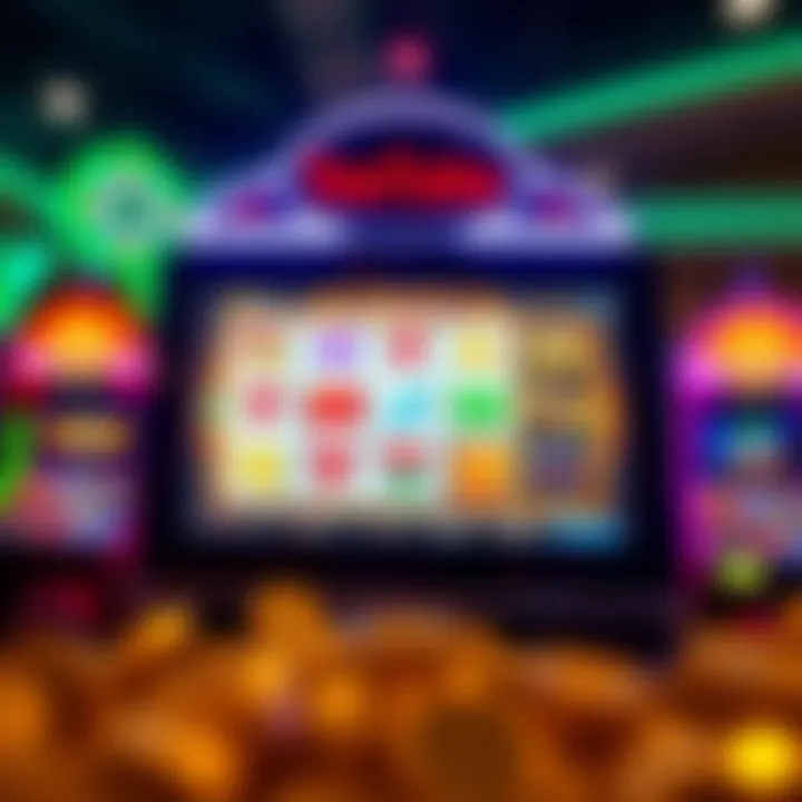 A screen displaying popular YouTube slot machine content