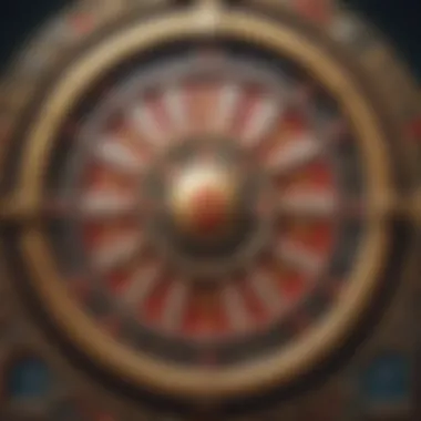 Close-up of Wheel of Fortune symbols on the reels