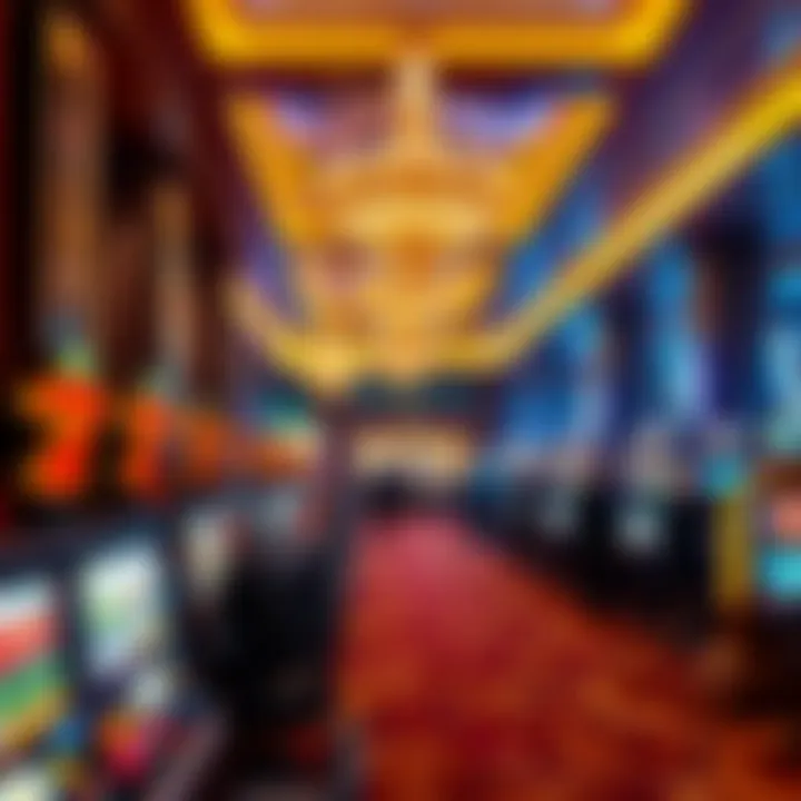 Luxurious casino interior showcasing vibrant gaming atmosphere