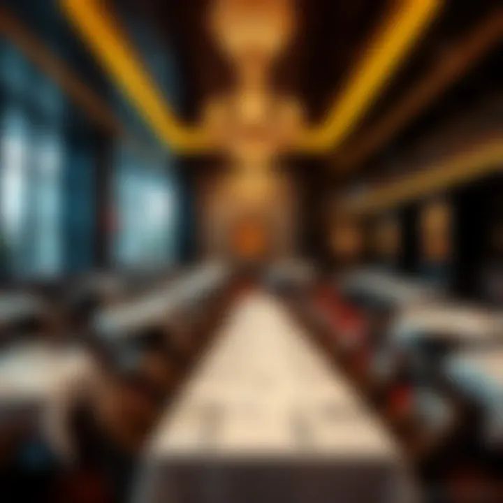 Culinary Excellence at Wynn Boston Opulent dining space within the Wynn offering exquisite culinary options.